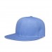 New Cotton Baseball Cap Fitted Ballcap Plain Blank Hat Flat Bill Brim Adjustable  eb-90084156